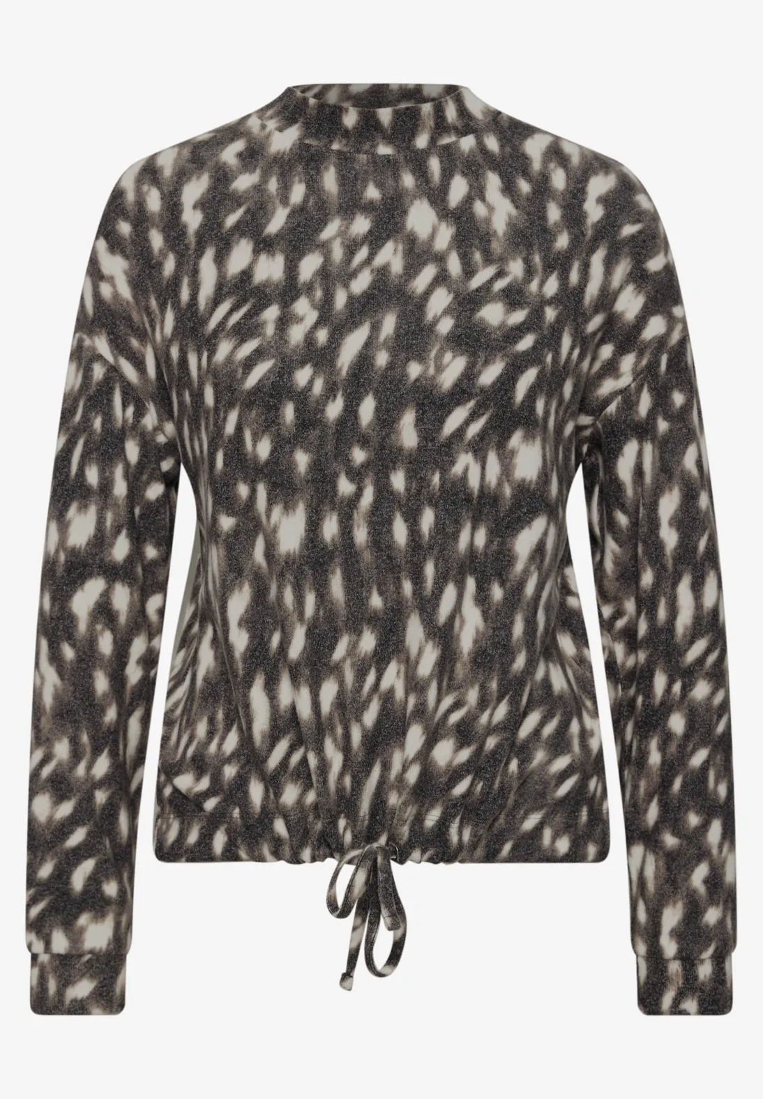 Street One Shirt mit Bambi Muster - Black
