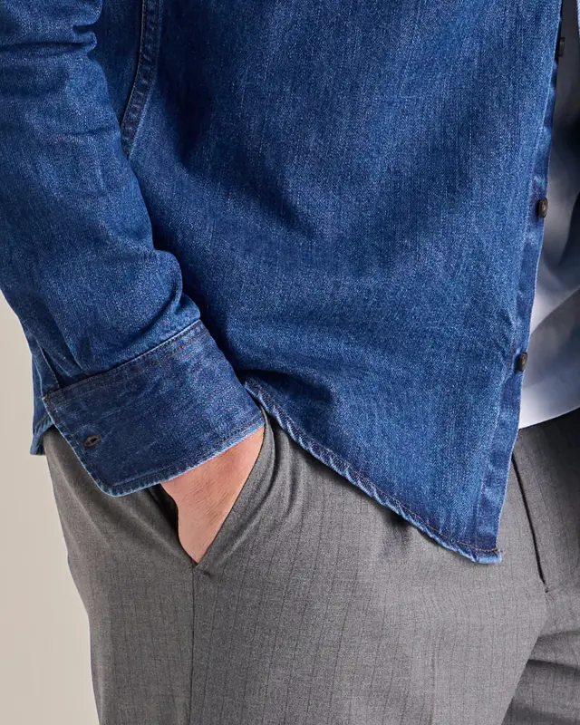 Lerros Denim Shirt - Classic Navy