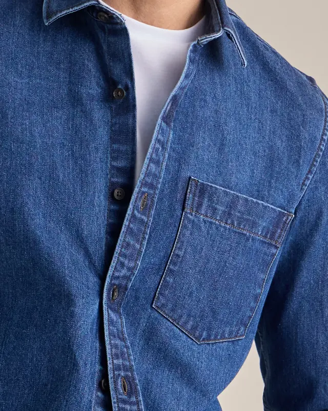Lerros Denim Shirt - Classic Navy