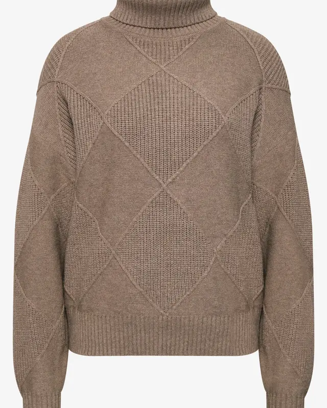 Street One Strukturmix Pullover - Sanded Amber Melange