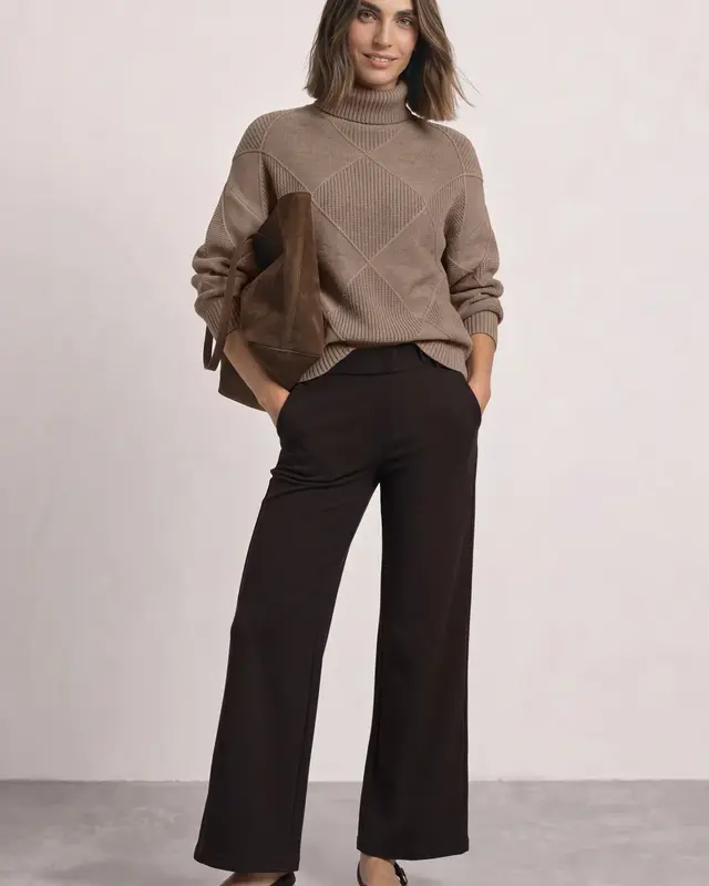 Street One Strukturmix Pullover - Sanded Amber Melange