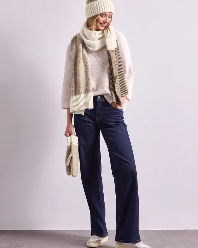 Street One Bouclémix Scarf - Muddy Mocha