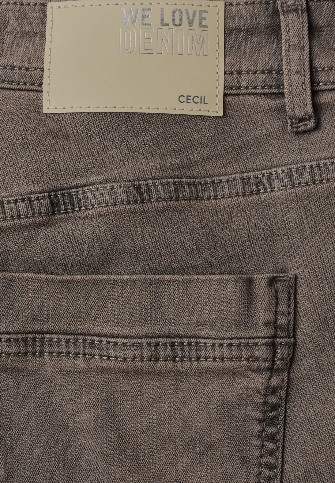 Cecil Barrel Jeans Scarlett - Mocha Brown