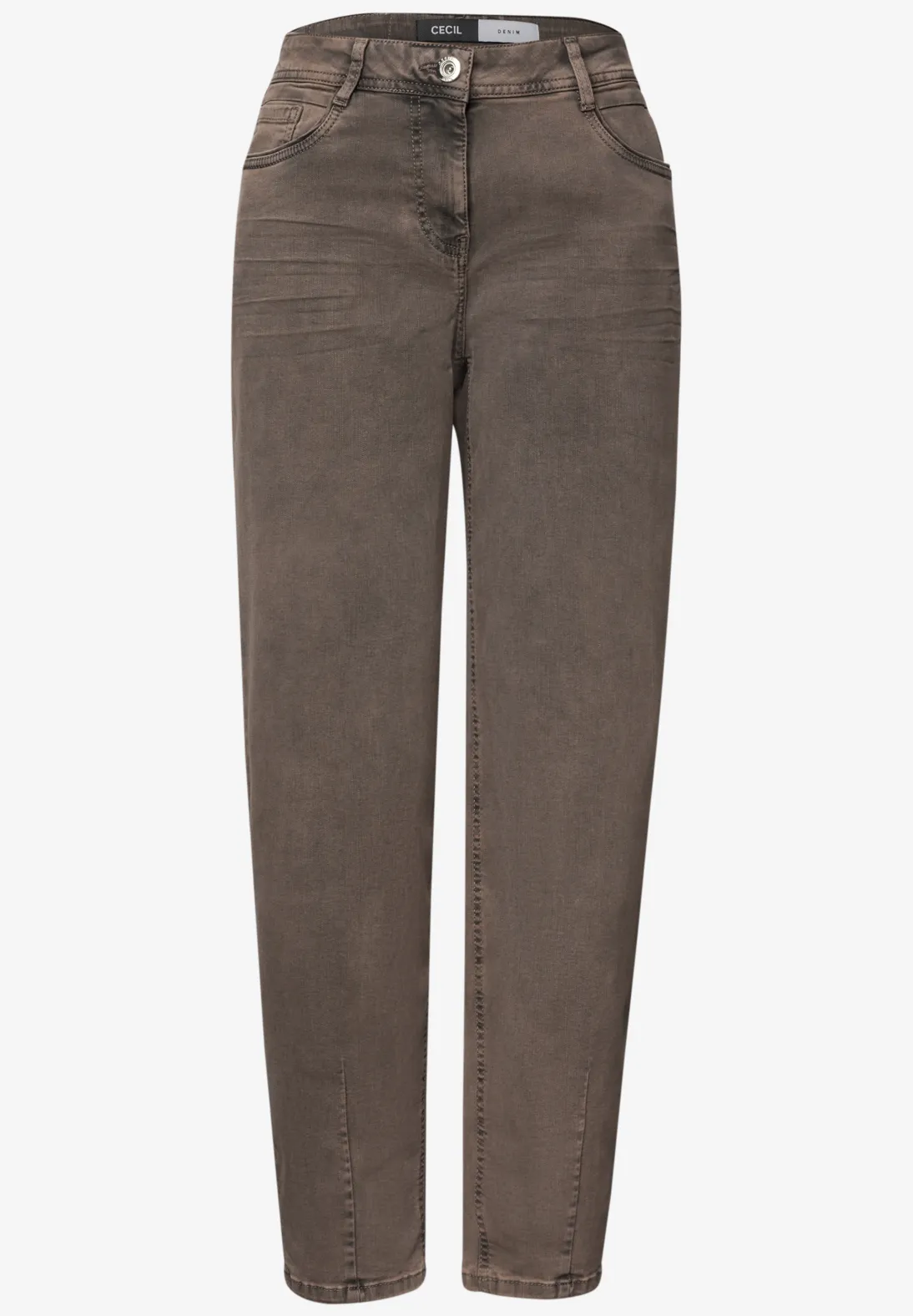 Cecil Barrel Jeans Scarlett - Mocha Brown
