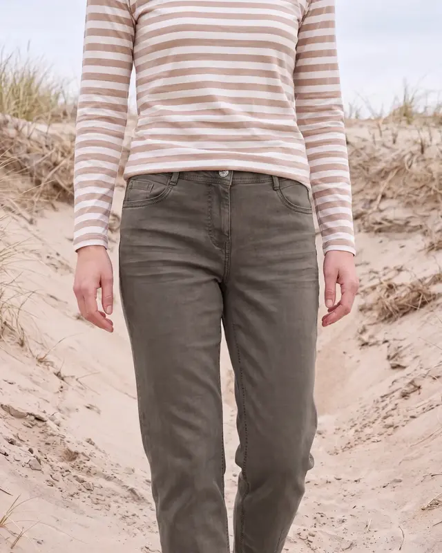 Cecil Barrel Jeans Scarlett - Mocha Brown