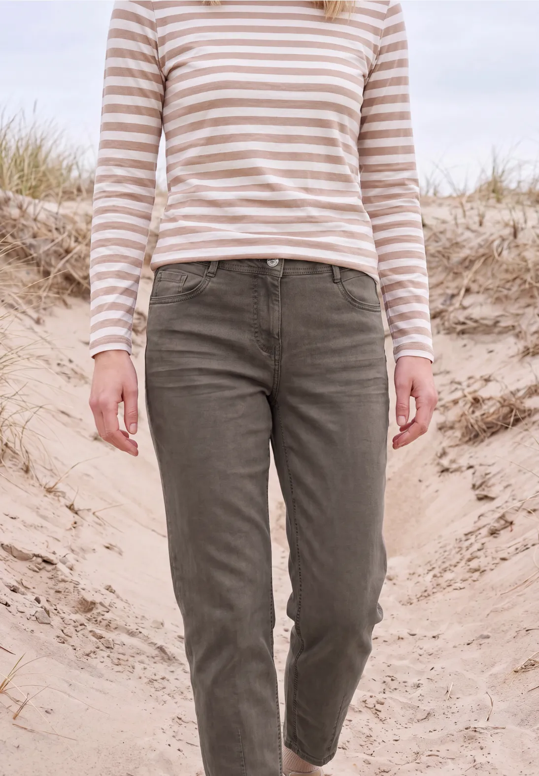 Cecil Barrel Jeans Scarlett - Mocha Brown