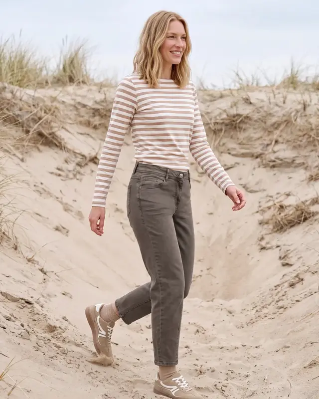 Cecil Barrel Jeans Scarlett - Mocha Brown