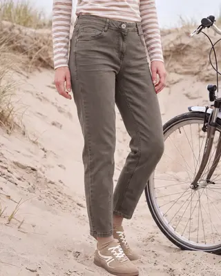 Cecil Barrel Jeans Scarlett - Mocha Brown
