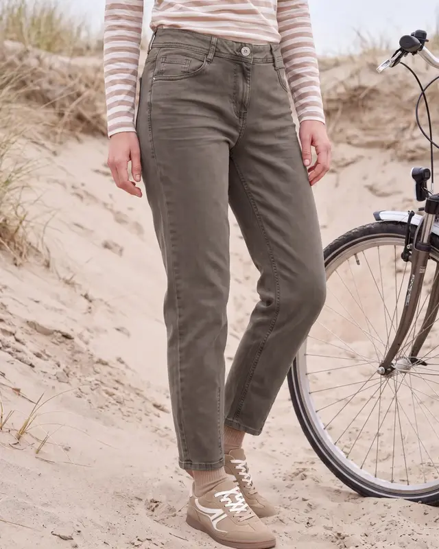 Cecil Barrel Jeans Scarlett - Mocha Brown