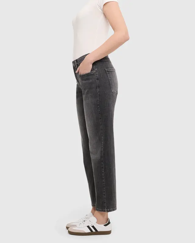Mac Jeans Jeans Gina Straight - Dark Grey Wash