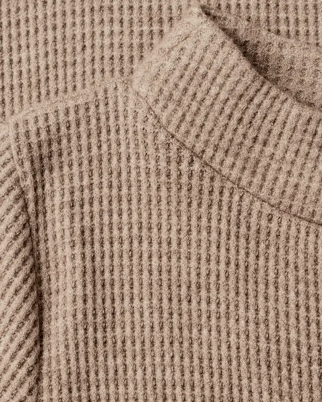 Cecil Shirt mit Stehkragen - Creamy Mocha Melange