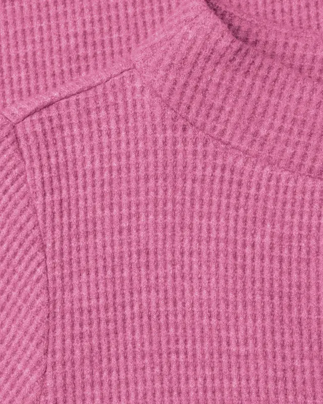 Cecil Shirt met Trechterhals - Pink Flash Melange