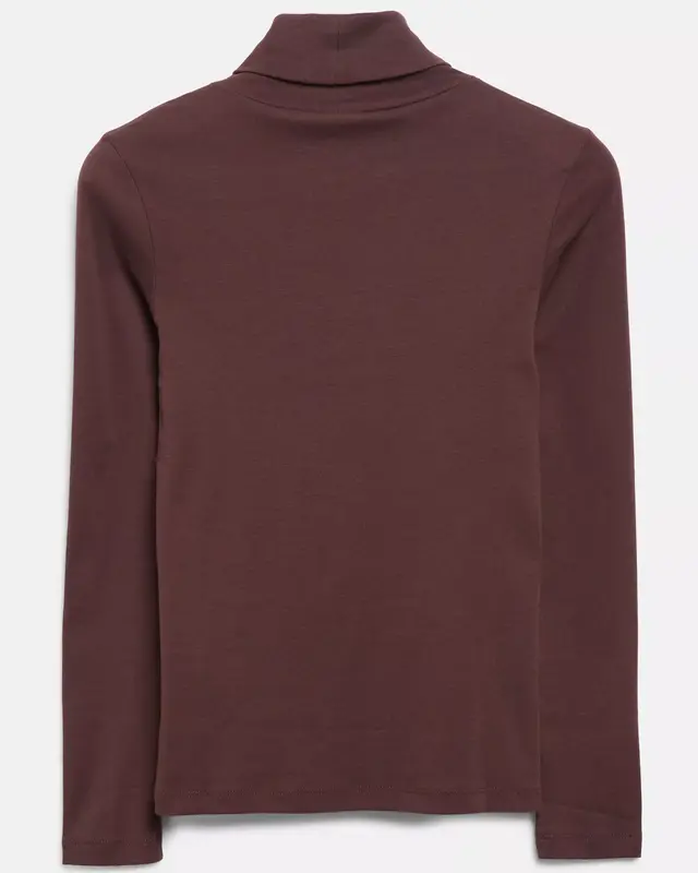S. Oliver Shirt with Turtleneck - Bordeaux