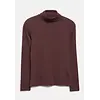 Shirt met Col - Bordeaux