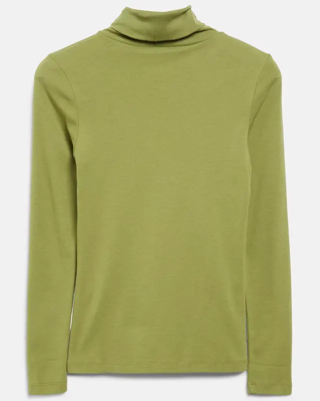 S. Oliver Shirt with Turtleneck - Guacamole