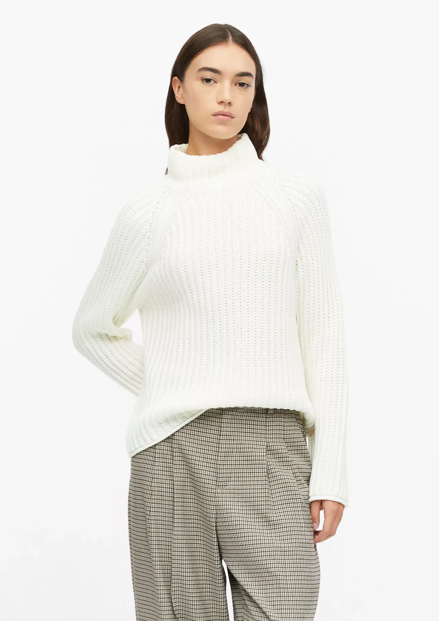 S. Oliver Gebreide Trui - Off White