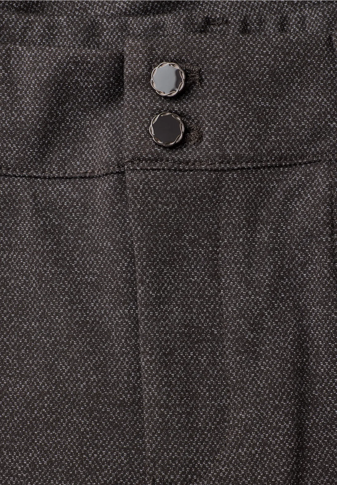 Street One High Waist Broek Yulius - Black Coffee