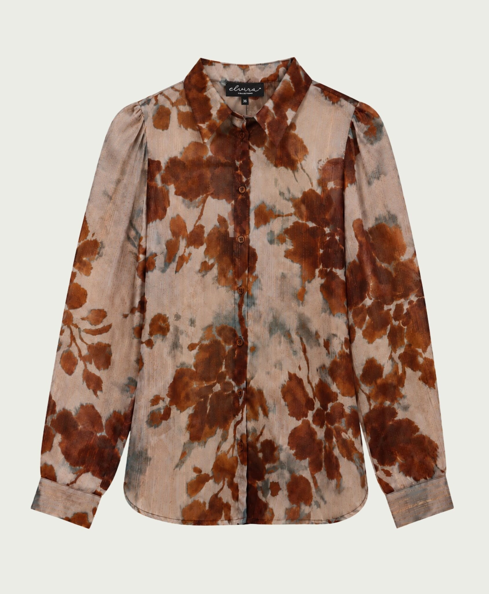 Elvira Collections Blouse Angela - Blue Frost Blossom