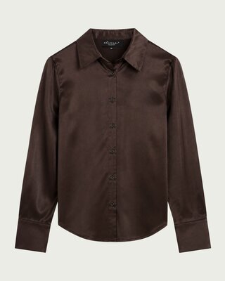 Elvira Collections Bluse Hannah - Dark Walnut