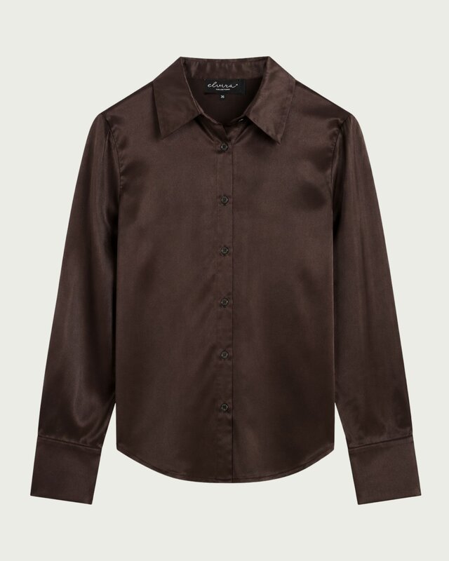 Elvira Collections Bluse Hannah - Dark Walnut