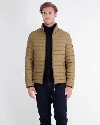 Lerros Quilted Blouson Jacket - Oak Beige