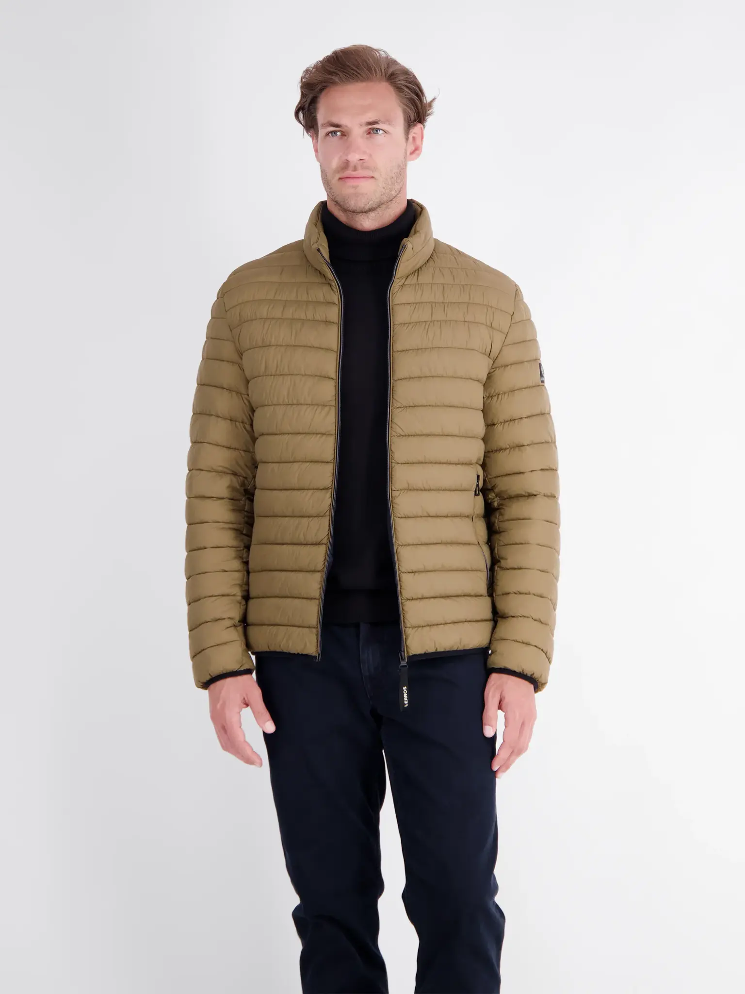 Lerros Doorgestikte Blouson - Oak Beige