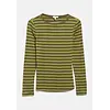 Gestreepte Longsleeve - Guacamole