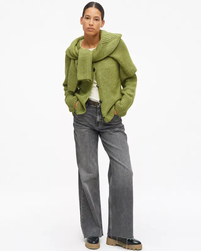 S. Oliver Knit Cardigan - Guacamole
