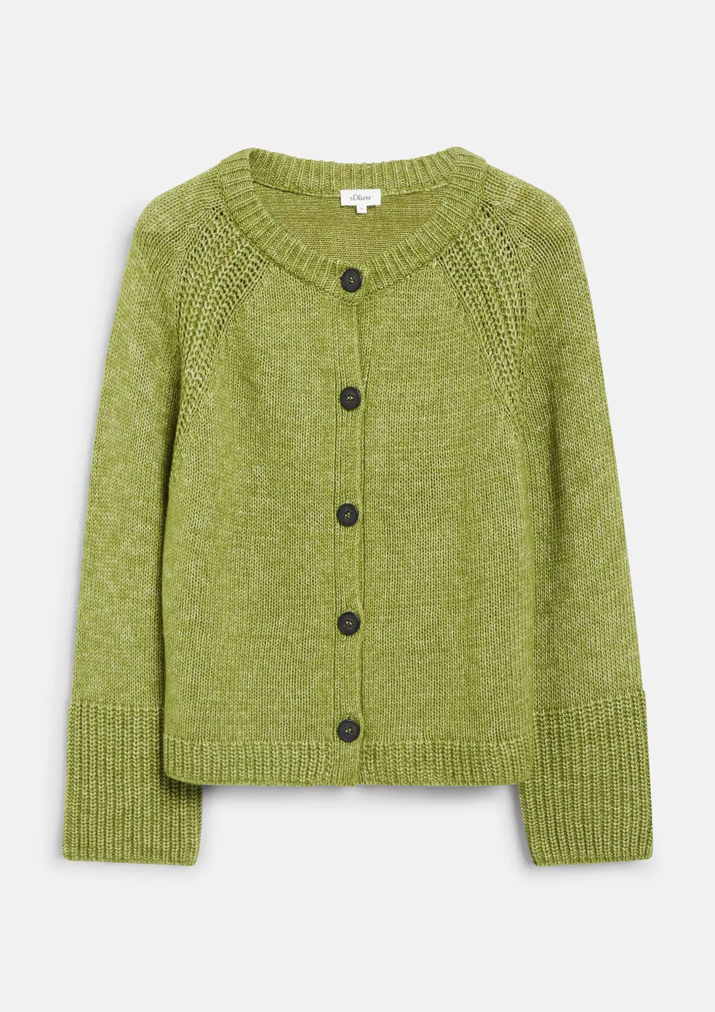 S. Oliver Strick Cardigan - Guacamole