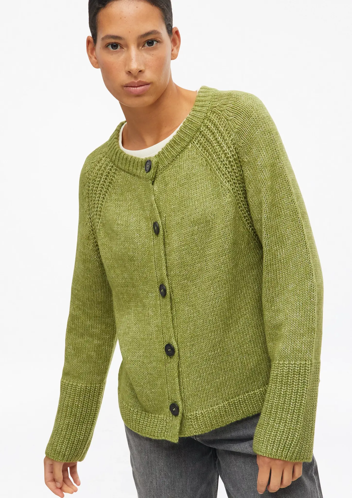 S. Oliver Knit Cardigan - Guacamole