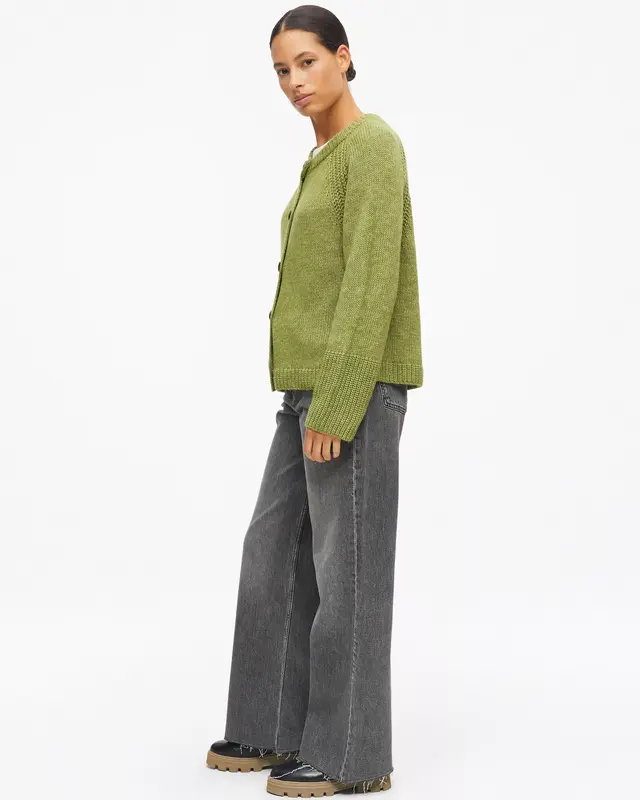 S. Oliver Knit Cardigan - Guacamole