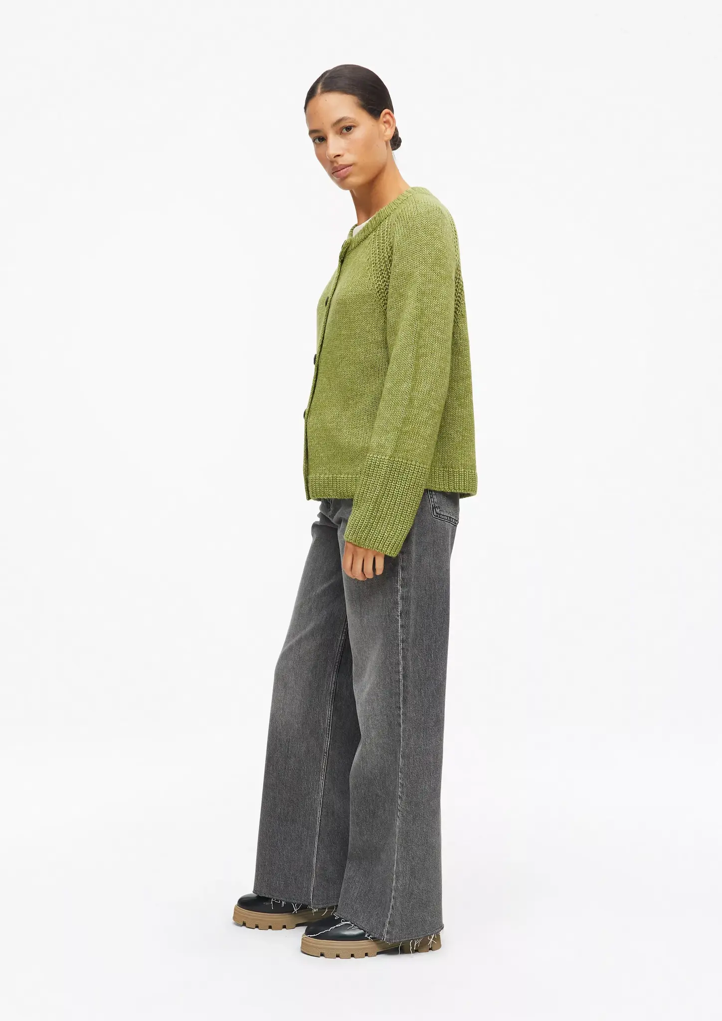 S. Oliver Knit Cardigan - Guacamole