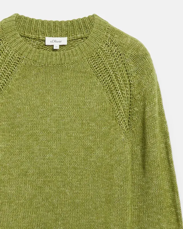 S. Oliver Strick Pullover - Guacamole