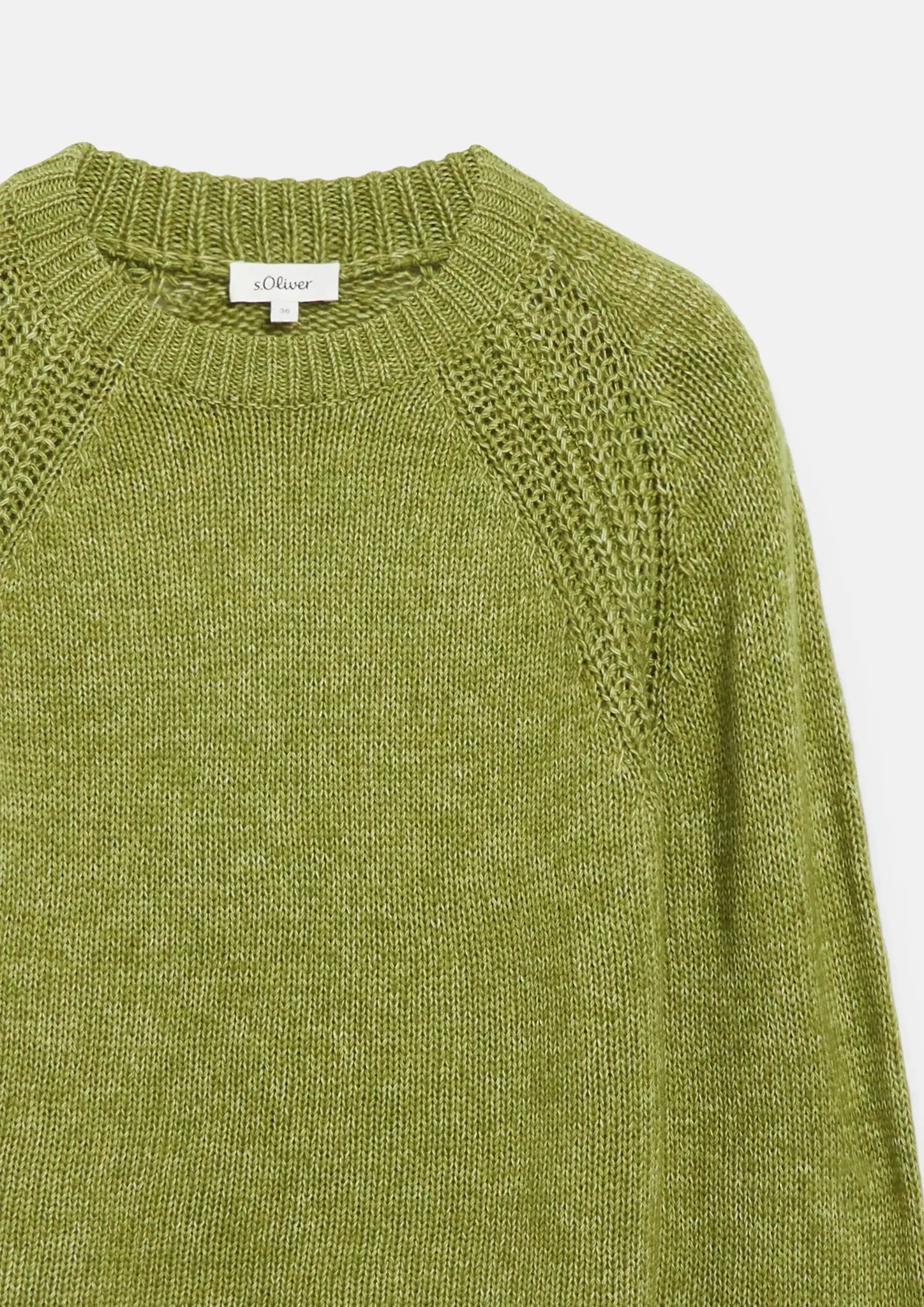 S. Oliver Strick Pullover - Guacamole