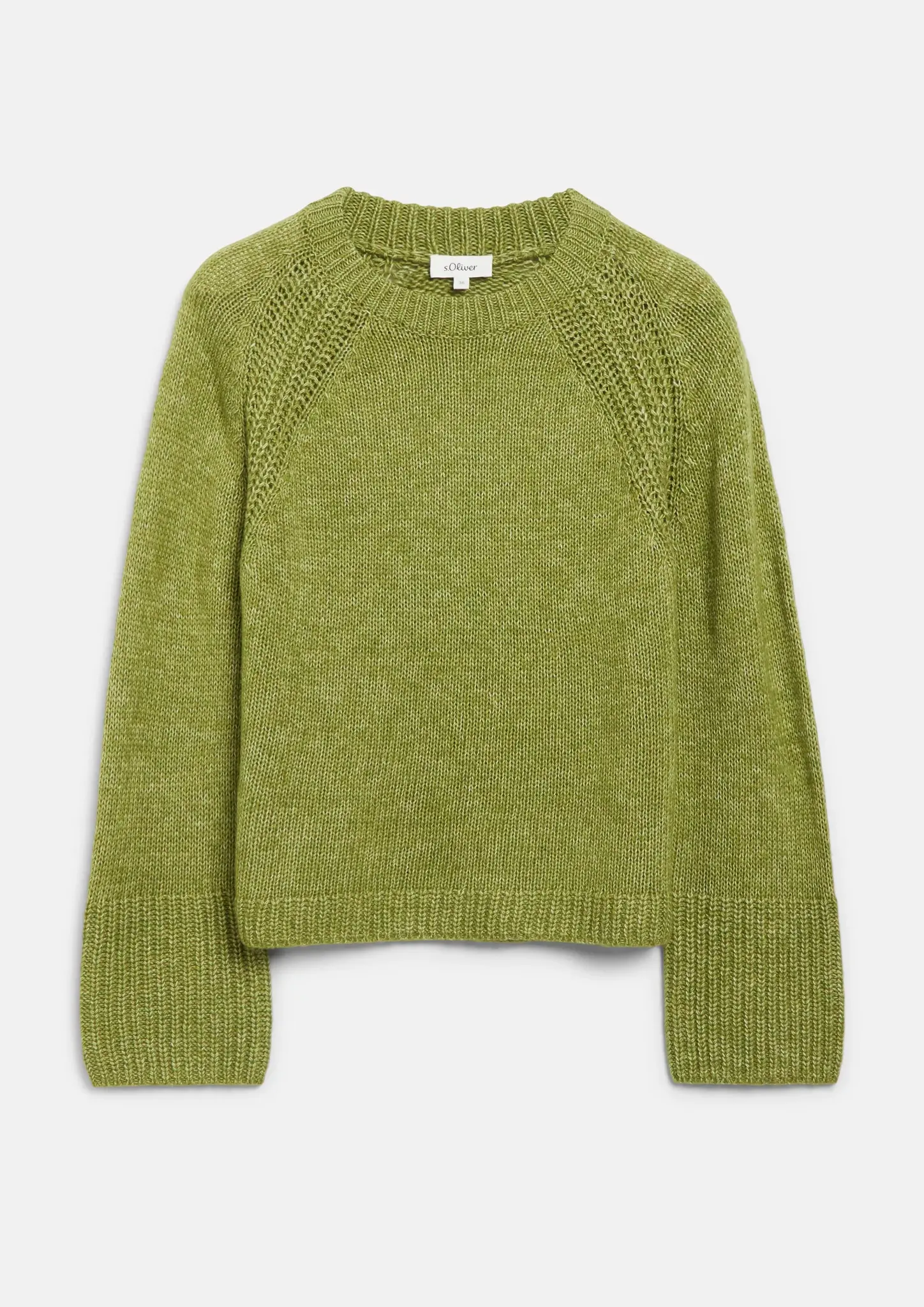S. Oliver Strick Pullover - Guacamole