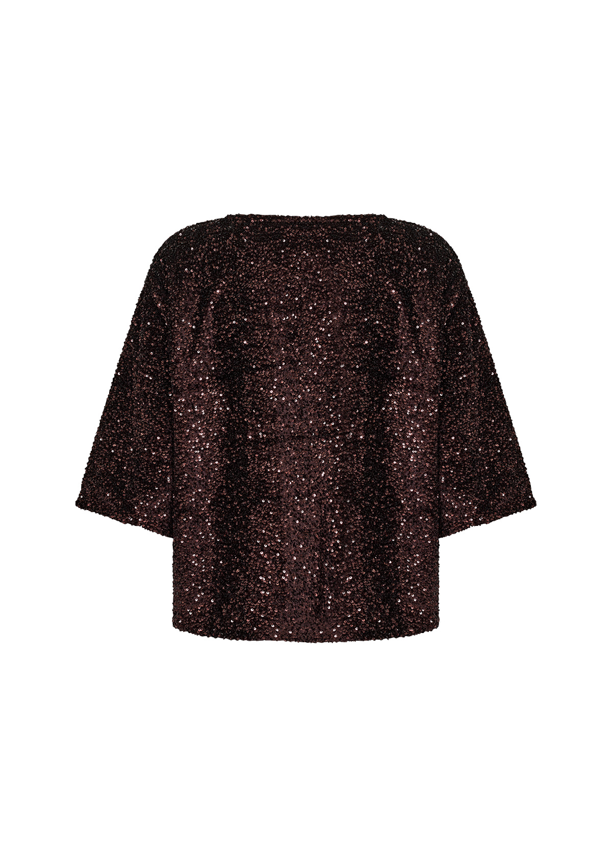 Soyaconcept Pailletten Blouse Jasleen 1 - Chocolate Plum
