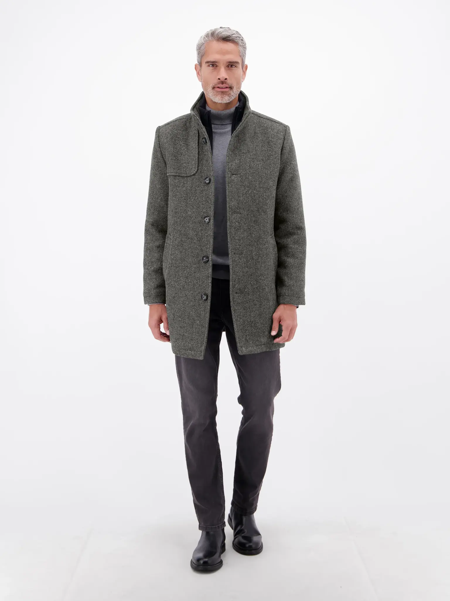 Lerros Coat - Basalt Grey