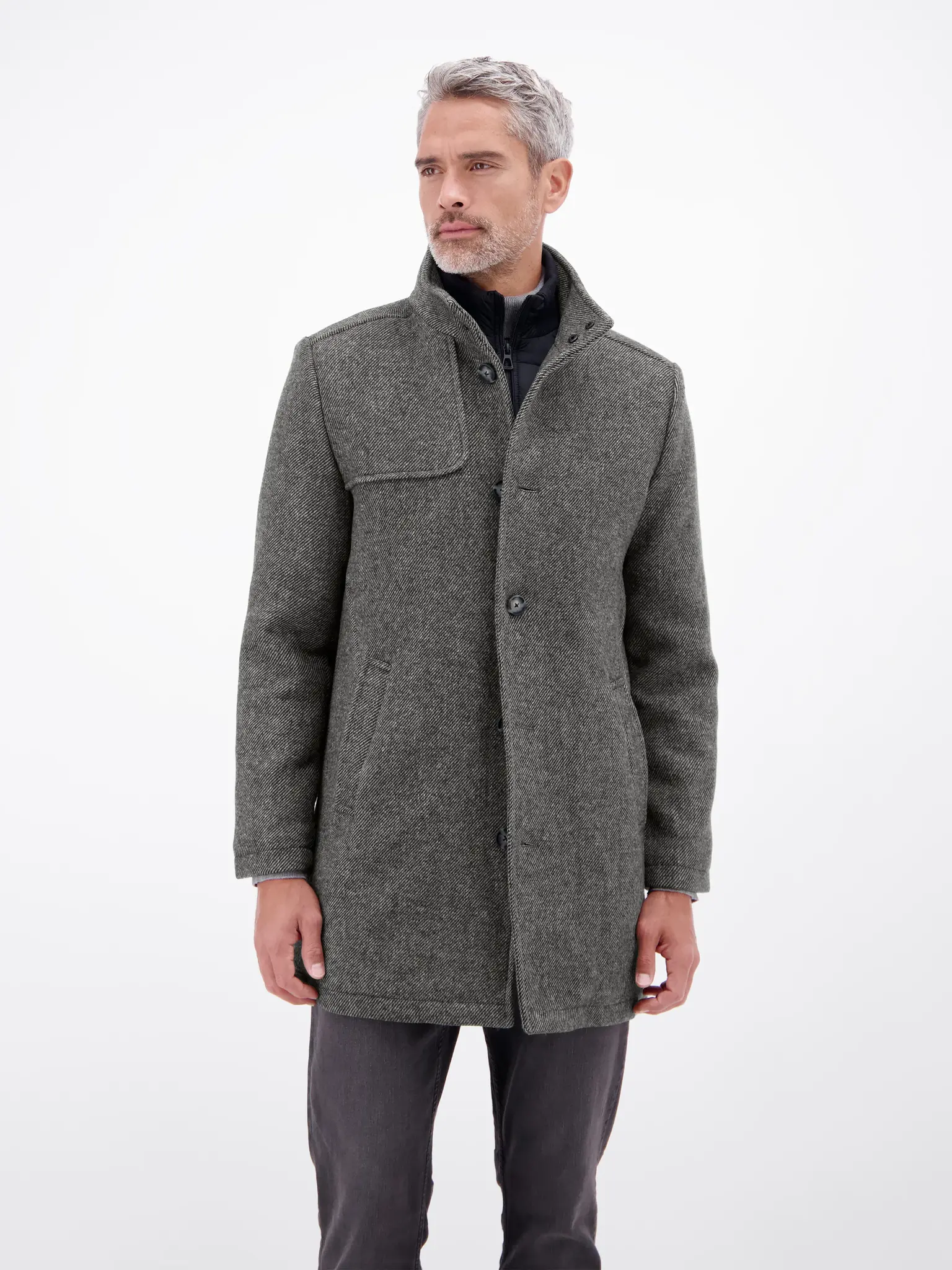 Lerros Coat - Basalt Grey