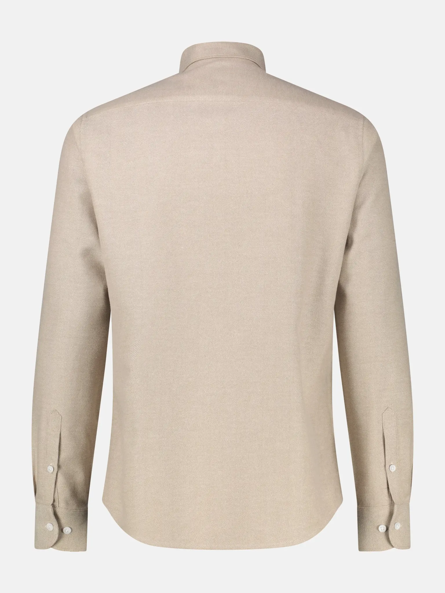 Lerros Flanellen Overhemd - Foam White