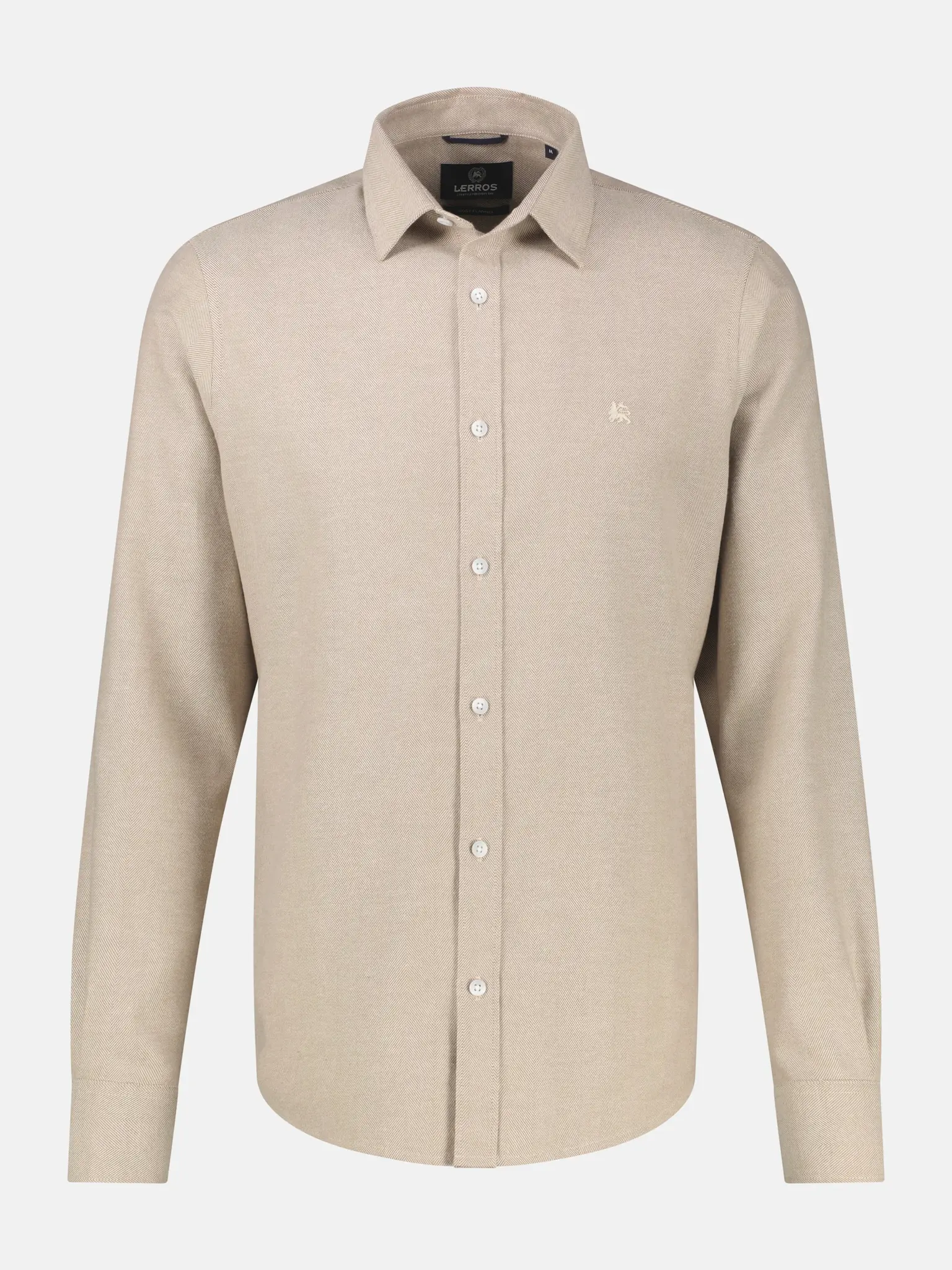 Lerros Flanellhemd – Foam White