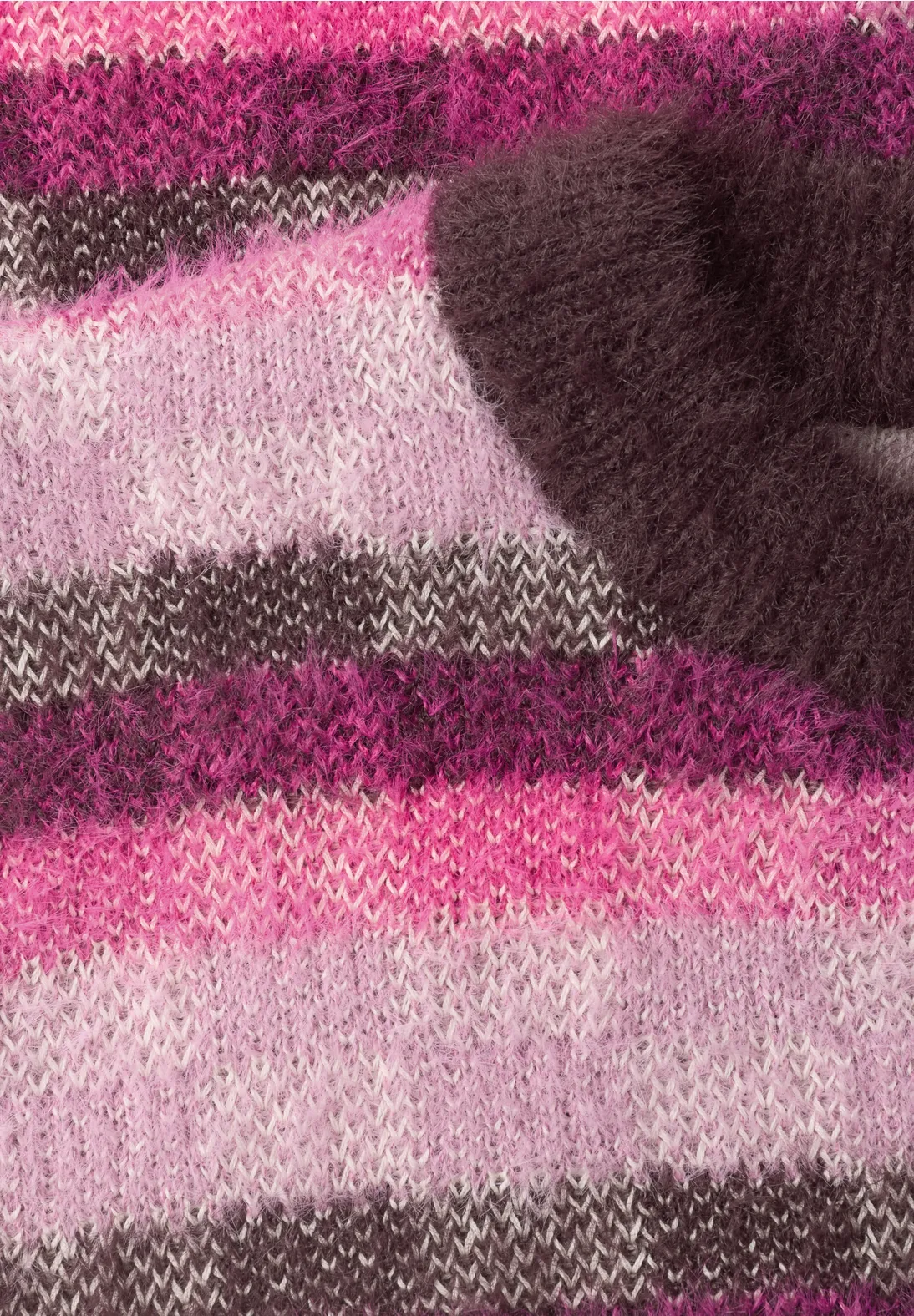 Street One Studio Pullover mit Karomuster - Russet Red