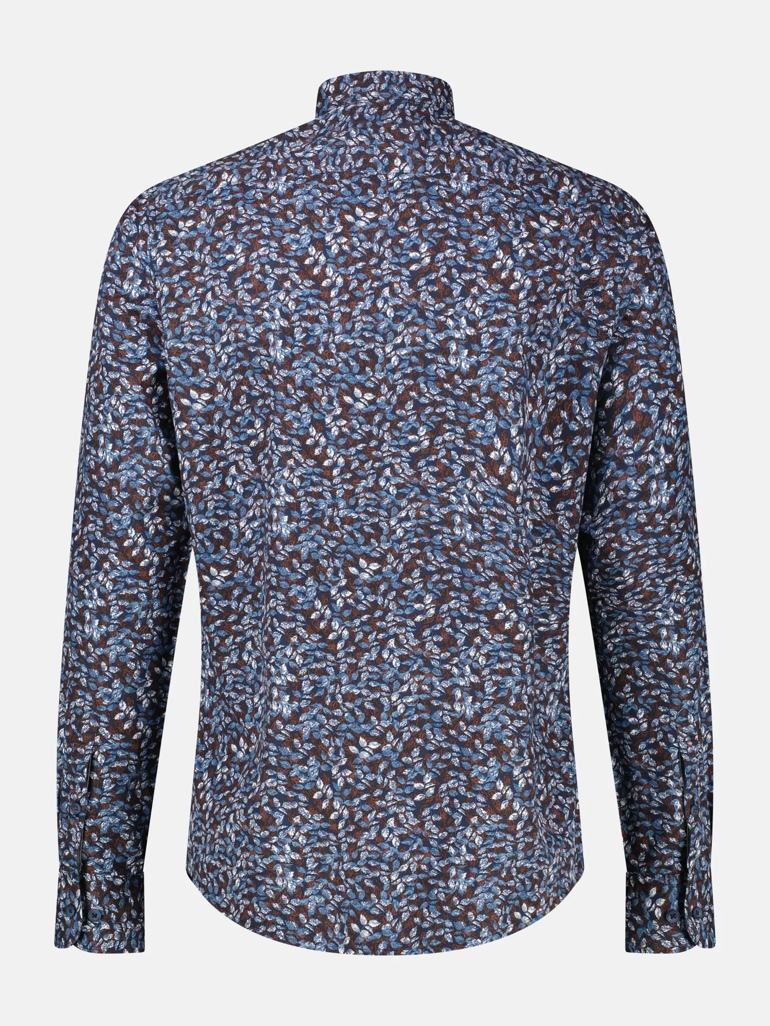 Lerros Overhemd Bloemenprint - Maroon Red