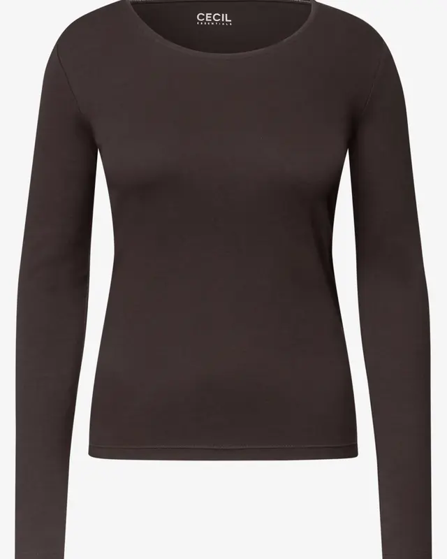 Cecil Basic Shirt Pia - Truffle Brown