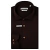 Liquid Cotton Overhemd - Dark Brown