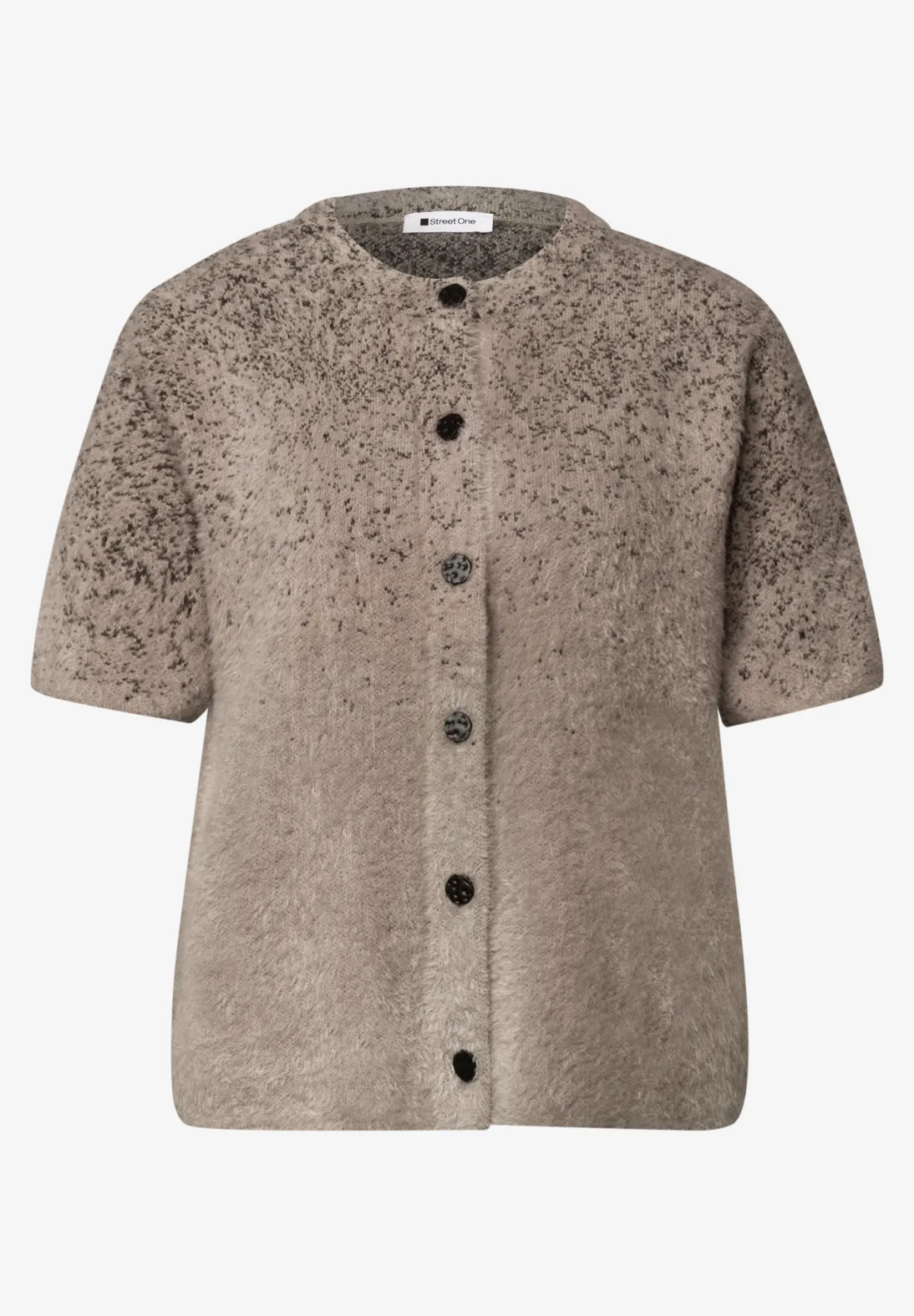 Street One Vest Jacquard Patroon - Sanded Amber