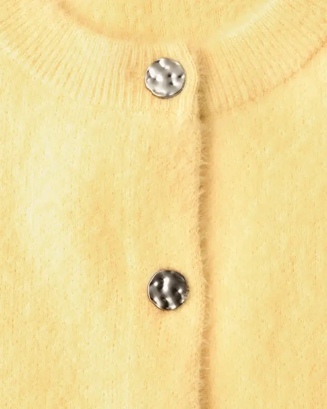 Street One Kurzarm Cardigan - Sunbeam Yellow