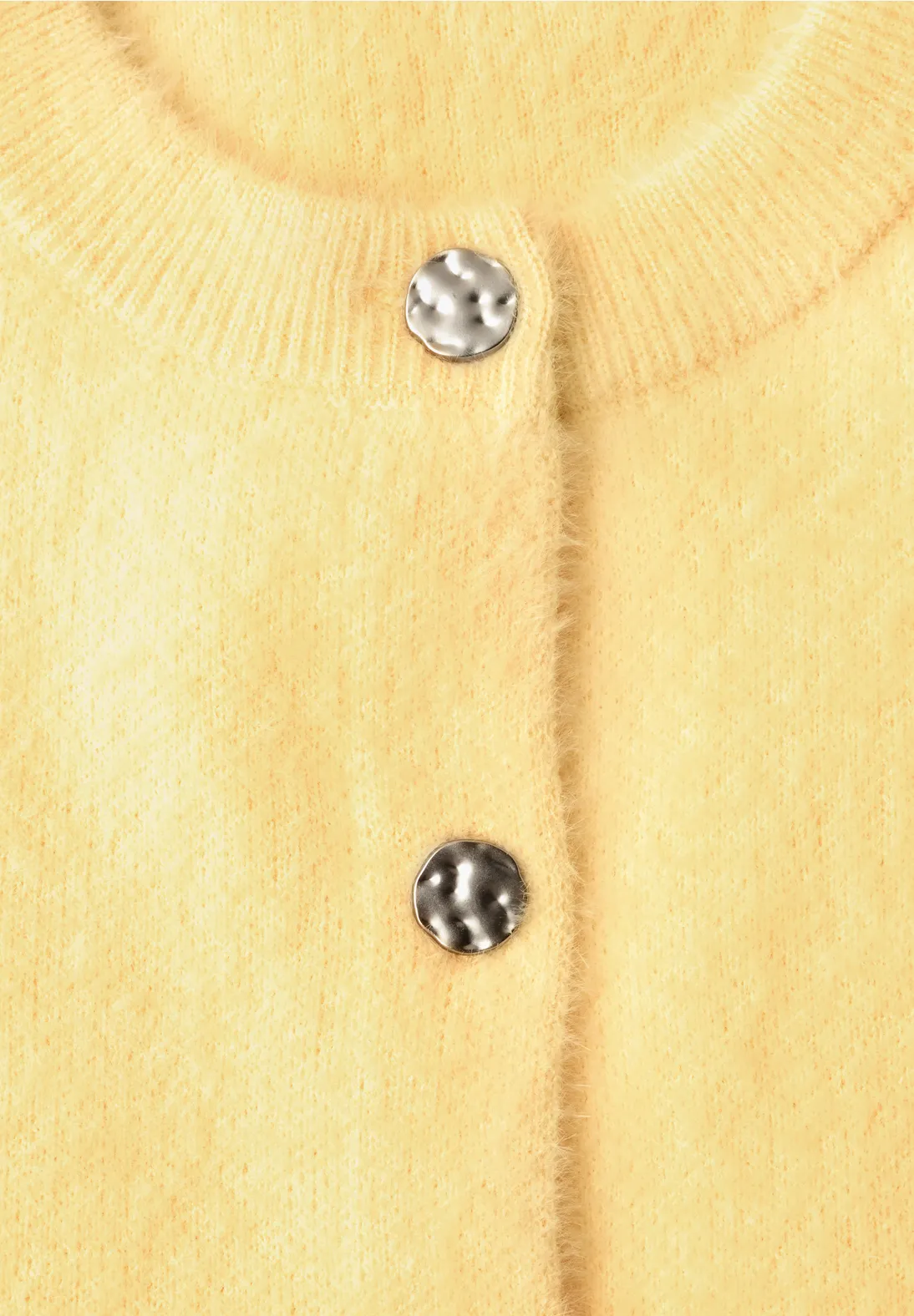 Street One Kurzarm Cardigan - Sunbeam Yellow