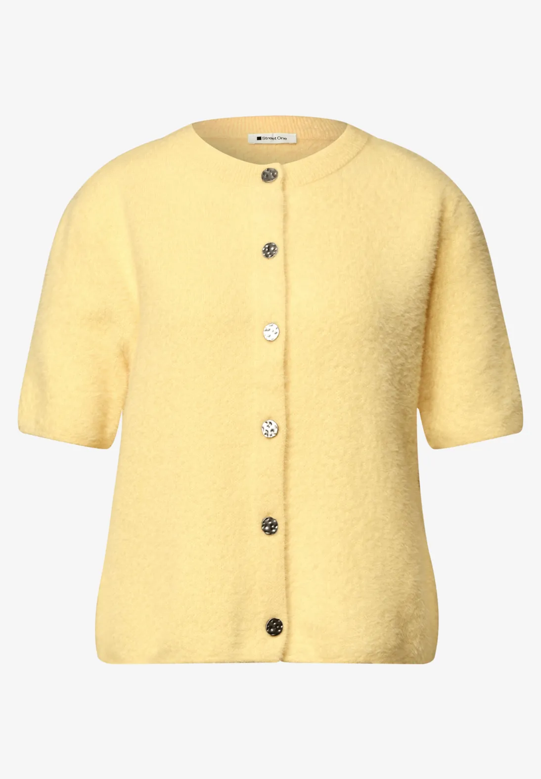 Street One Kurzarm Cardigan - Sunbeam Yellow