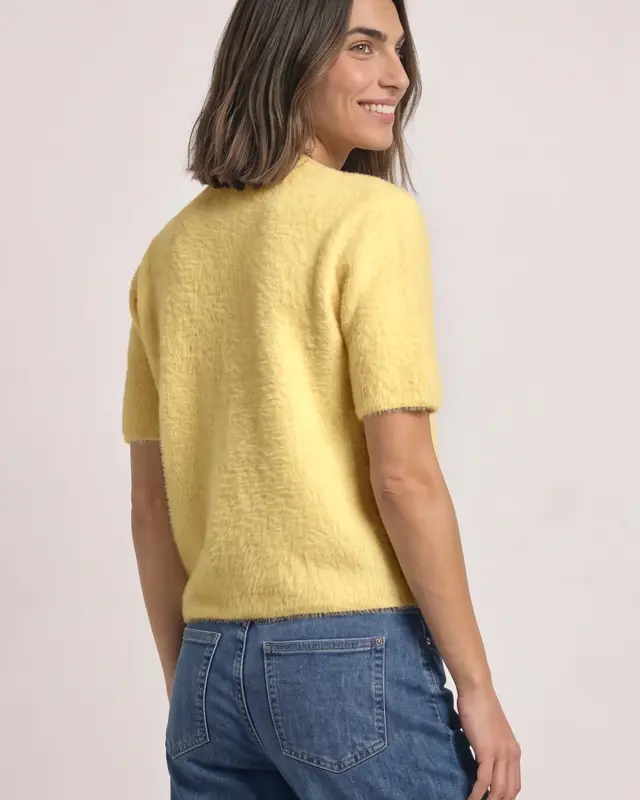 Street One Vest met Korte Mouwen - Sunbeam Yellow