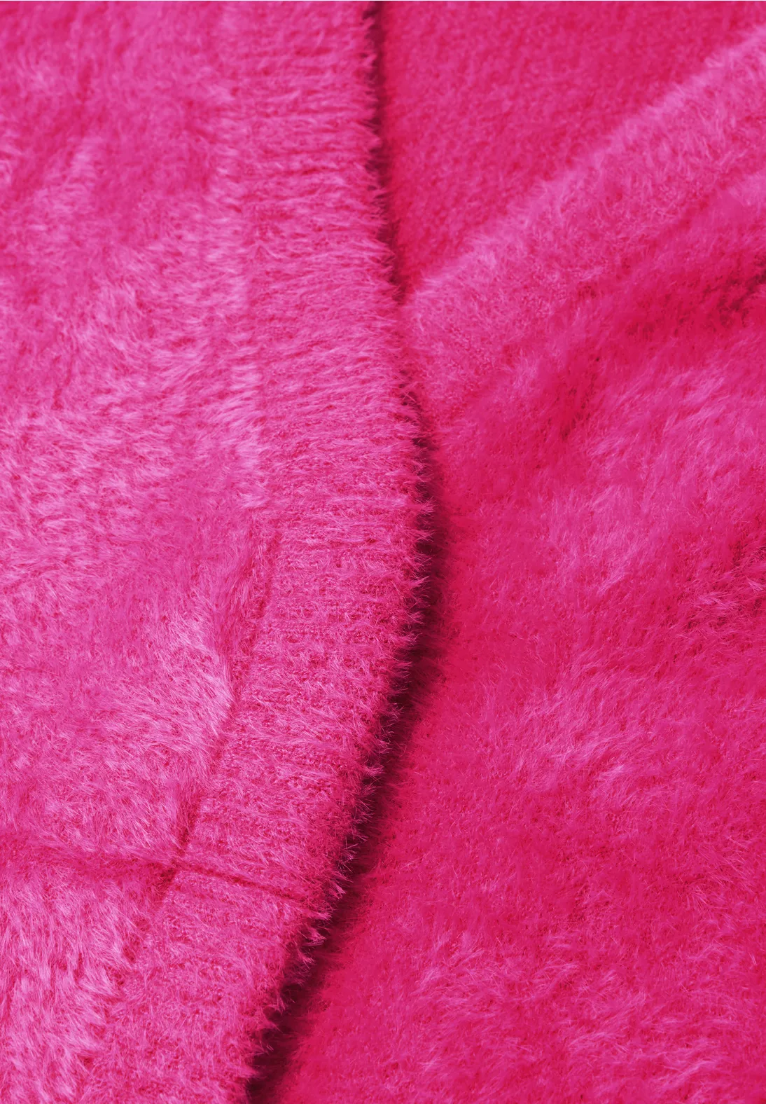 Cecil Open Cardigan, Federgarn - Pink Flash